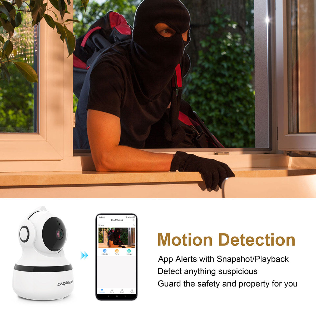 WIKKI STORE CAMERA CACAGOO  1080P FHD WiFi IP Camera
